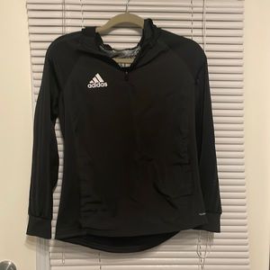 Womens Adidas half zip climawarm sweatshirt